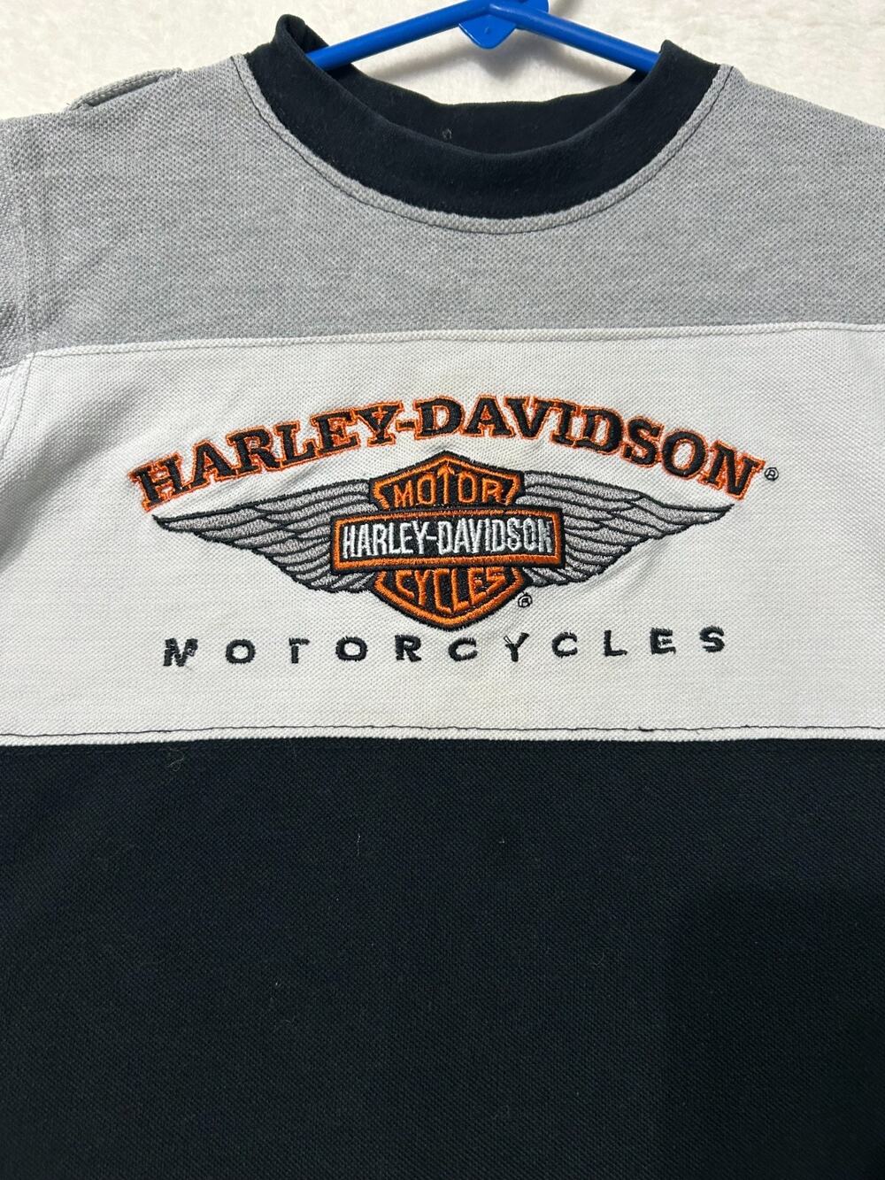 Harley Davidson Toddler Size 2 Piece Outfit Embroidered Shirt Pants
